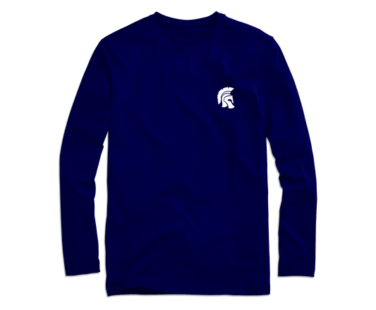 EnjoiSka Trojan Long Sleeve T-Shirt - Navy Blue