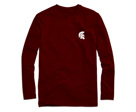 EnjoiSka Trojan Long Sleeve T-Shirt - Wine Red